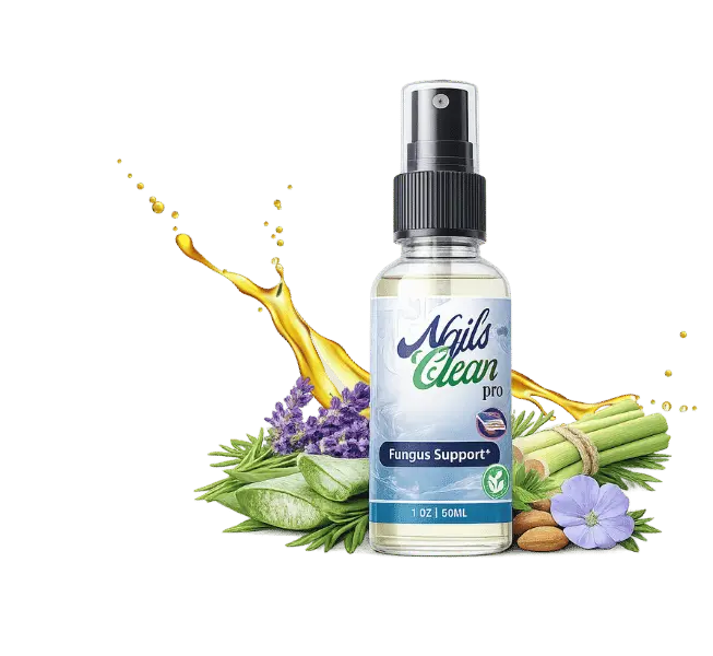 Single NailsCleanPro spray bottle with botanical ingredients